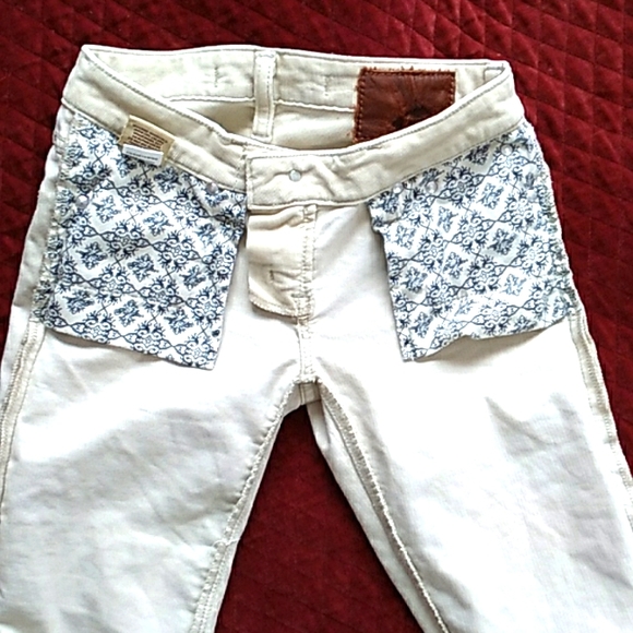 πBIG STAR β Off White Remy Skinny low-rise fit 24 Long - Picture 2 of 16